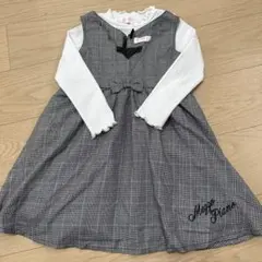 メゾピアノ　長袖とワンピースのセット　110