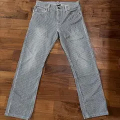 Levi's ヒッコリーストライプ パンツ シンチバック