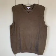 BEAUTY&YOUTH UNITED ARROWS ニットベスト　ブラウン　L