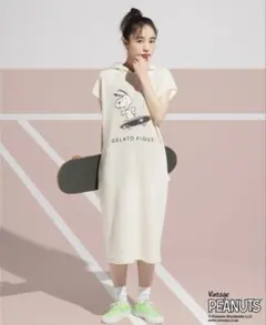 ⭐️新品未使用タグ付き⭐️ ジェラピケ スヌーピー ワンピース ジェラートピケスヌーピーワンピース - メルカリ