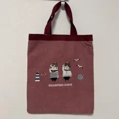 <在庫一掃セール>トートバッグ　ねこ　ネコ　猫　買い物　手提げ　かわいいのサムネイル