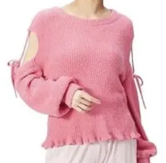 SNIDEL HOME ピンクニット 長袖