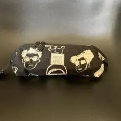 ファニーフェイス　顔柄　ポーチ　ペンケース