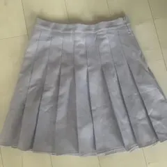 シーイン　パープル　プリーツスカート Mサイズ