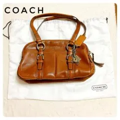 【バミキ様専用】COACH コーチ レザーバッグ ハンドバッグ 巾着袋付き