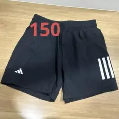 【adidas】 ハーフパンツ　150センチ　ブラック