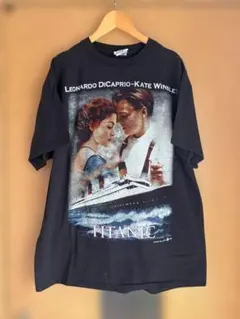 titanic タイタニック 映画 ムービー Tシャツ Y2k XL 黒 - メルカリ