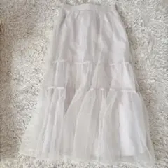 Arpege story オーガンティアードスカート
