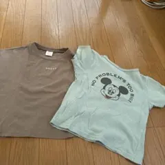 micorrid キッズ Tシャツ ベージュ　　ミッキー