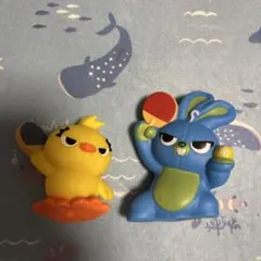 トイ・ストーリー ダッキー＆バニー フィギュア　卓球　ピンポン