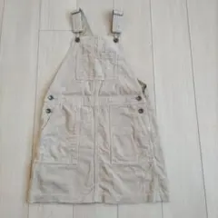 コーデュロイ ジャンバースカート