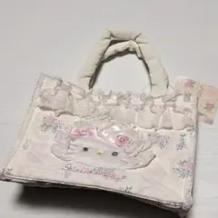 新品　ハローキティ　フリルレース　2wayバッグ　サンリオ