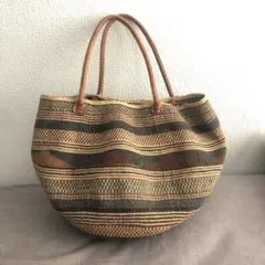 かごバッグ 丸形 大きめ