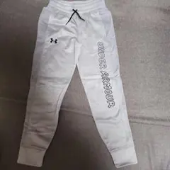 Under Armour ホワイト スウェットパンツ YMD