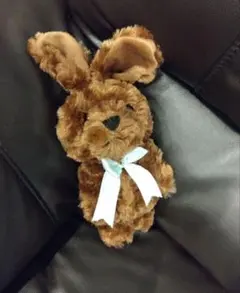 うさぎのぬいぐるみ　ふわふわ　ブラウン