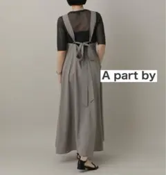アパートバイ　A part by【未使用】バックリボンワンピース　2025