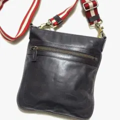 【美品】BALLY　ショルダーバッグ サコッシュ レザー トレインスポッティング