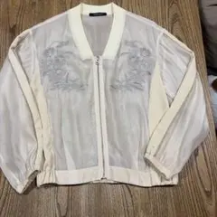 ローズバッド　シアーブルゾン 刺繍入りのサムネイル
