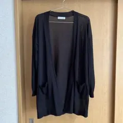 CLOSSHIブラック カーディガン 長袖