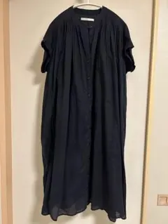 URBAN RESEARCH DOORS コットンボイルギャザーマキシワンピース