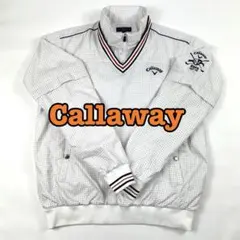 【美品】腕襟脱着可能 Callaway ハーフジップアップ ジャケット ブルゾン
