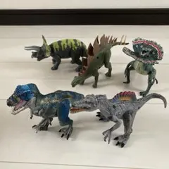 恐竜　5体セット　フィギュア　人形　おもちゃ