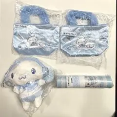 【未使用】サンリオ シナモロール ぬいぐるみ トートバッグ デスクマット セット