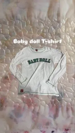 Baby doll ロンT 長袖 Tシャツ 平成ギャル y2kのサムネイル