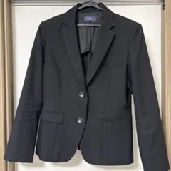ブラック レディーススーツジャケット