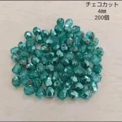 チェコカット 4mm ブルートパーズキャル