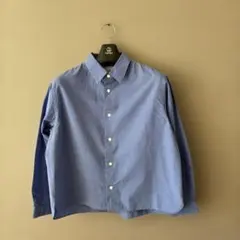YAECA ブルー 長袖シャツ SMALL