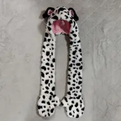 東京ディズニーリゾート限定 101匹わんちゃん マフラー付きファンキャップ