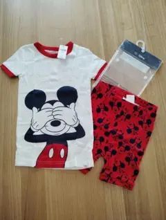 新品！baby Gap ディズニーミッキーマウス 半袖パジャマセット 110cm