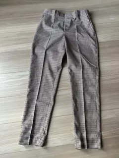 UNIQLO スリムフィットパンツ チェック柄