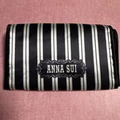 ANNA SUI ストライプ バラデザイン 小物入れ