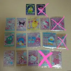 サンリオウエハース9　キャラクターカード13種類17枚まとめ売り