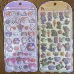 【正規品】コットンパフィーシール ベイマックス ズートピア 2セット