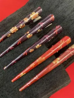 和柄ヘアピンセット　5本