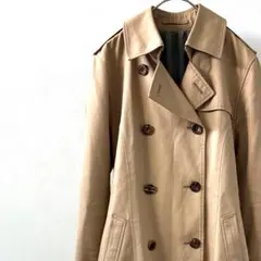 Adam et Rope' トレンチコート ベルト付き ポケット付き シンプル