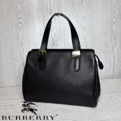 極美品　Burberry バーバリー　ハンドバッグ　内側ノバチェック　S8288