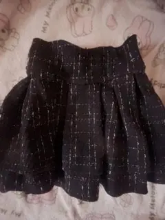 ミシェルマカロン ツイード美脚スカート