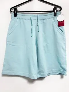 新品 LL 水色 スカイブルー ショートパンツ ルームウェア 綿100％ 部屋着のサムネイル