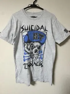 Suicidal Tendencies×VANS スカルTシャツ グレー　S