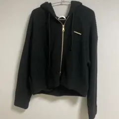 chico ニットパーカー
