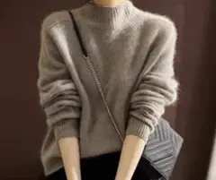 あやとり様専用Otonastyle無地ハーフネックニット