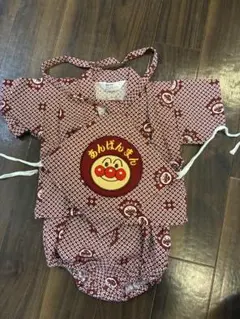 あんぱんまん 甚平 90cm 赤