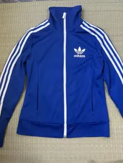 韓国adidas 青 ジップアップトラックジャケット