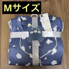 ちいかわ×GUコラボ第一弾　サテンパジャマ　ブルー(Mサイズ)