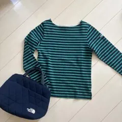 BEAMS HEART 長袖ストライプTシャツMサイズ