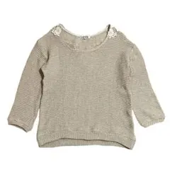 00s fairygrunge 森ガール 編みニットカットソーのサムネイル